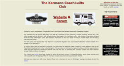 Desktop Screenshot of karmann-coachbuilts.com